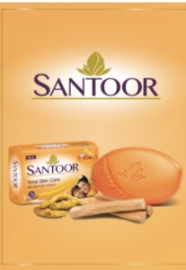 Santoor Turmeric Chanden Total Skin Care Soap