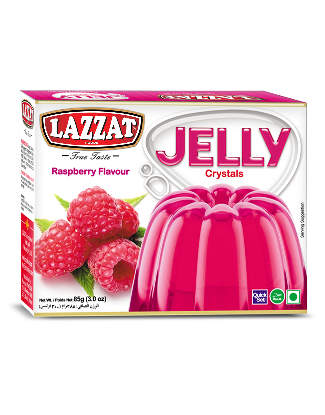 Lazzat Crystal Raspberry Jelly