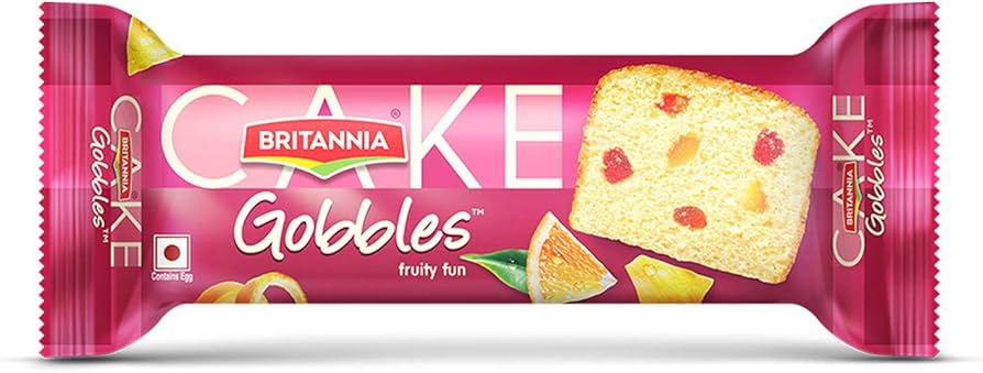 Britania Gobbles Cake