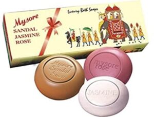 Mysore Sandal, Jasmine, Rose Soap