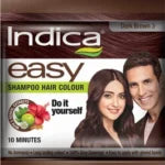 Indica Hair Dye Shampoo Dark Brown