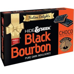 Parle G Hide & Seek Black Bourbon Chocolate Biscuits
