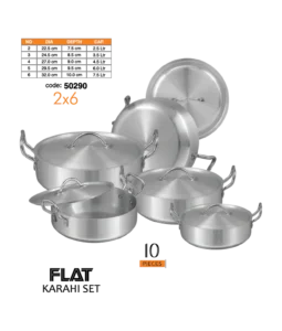 Sonex Flat Karahi Set