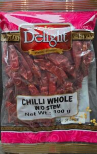 Chilli Whole Indian Stemless